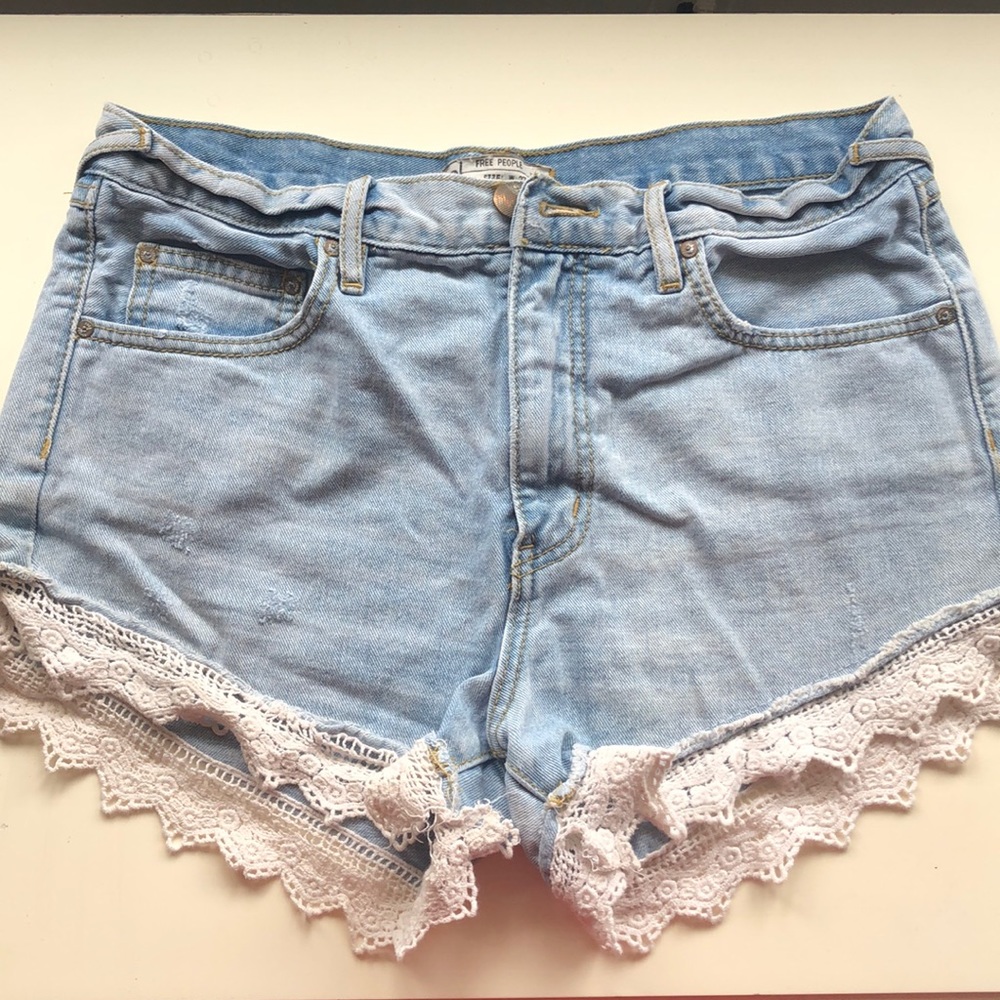 Free People Jean Shorts
